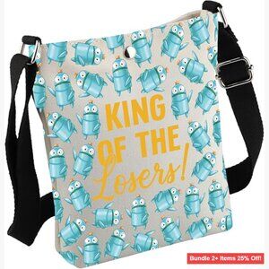 Video Games Crossbody Bag Waterproof Polyester Adjustable Strap 8x7x2 Inches